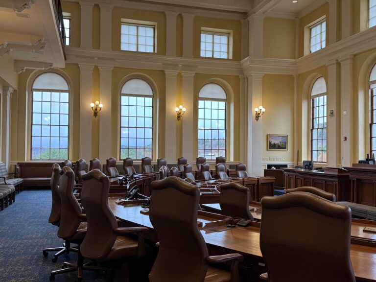 Senate Chamber in Maine State House